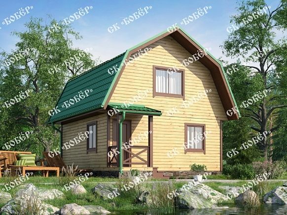 Садовый дом из бруса 6х6