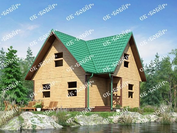 Дом из бруса 8х7.5