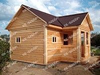 Баня из бруса 5x4 в Железнодорожном 