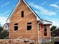 Сруб дома из бруса 6x6 в Лотошино