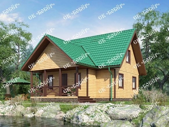 Дом из бруса 9х9