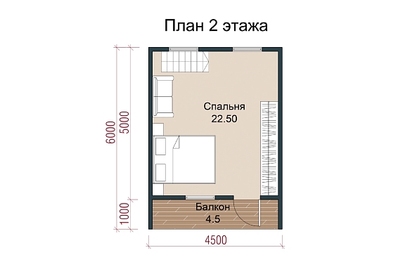 Дом из бруса 6х8. фото